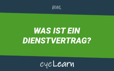Was ist ein Dienstvertrag?
