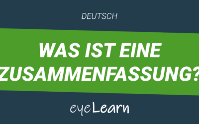 Was ist eine Zusammenfassung?