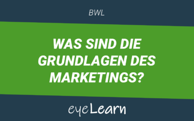 Was sind die Grundlagen des Marketings?