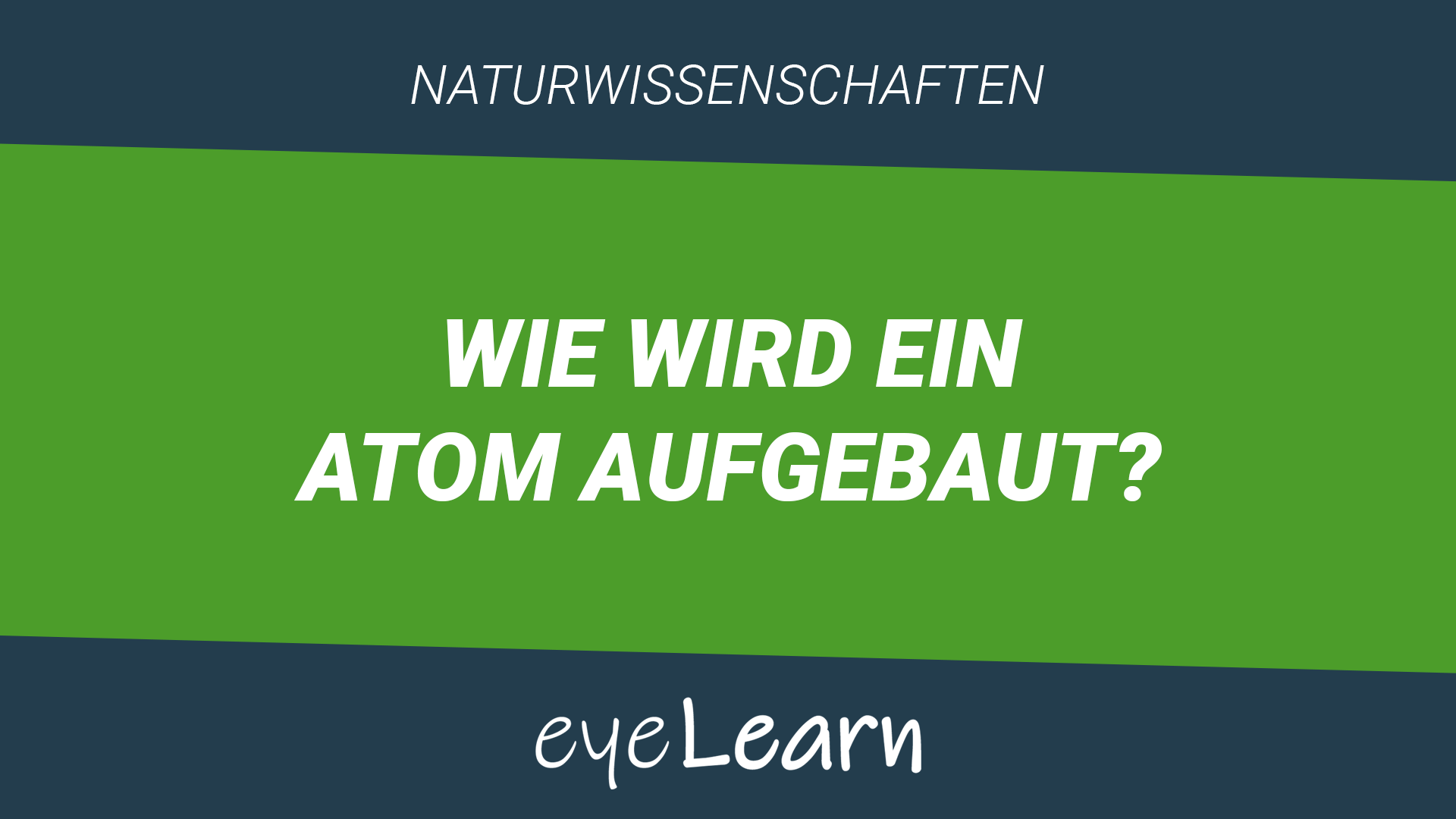 Wie wird ein Atom aufgebaut? - eyeLearn