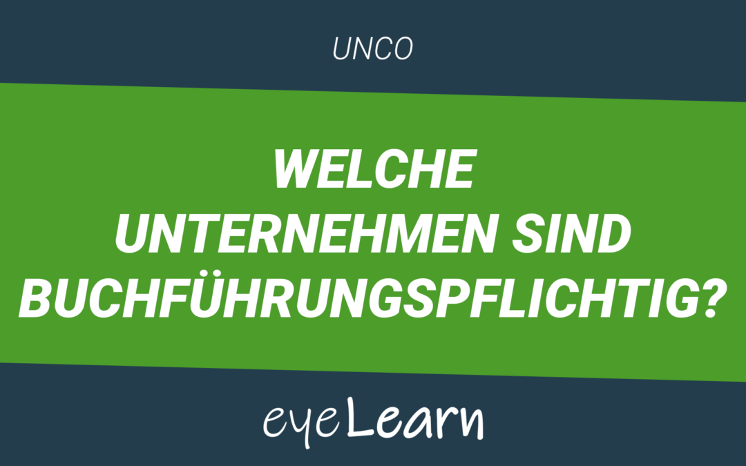 Welche Unternehmen sind Buchführungspflichtig?