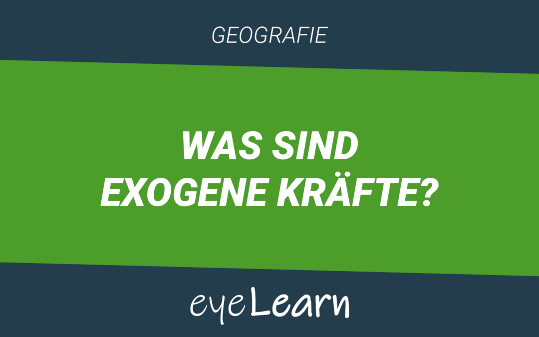 Was sind exogene Kräfte?