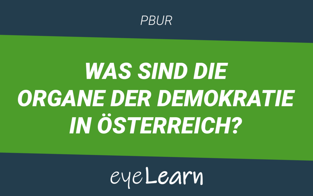 Was sind die Organe der Demokratie in Österreich?