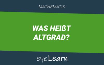 Was heißt Altgrad?