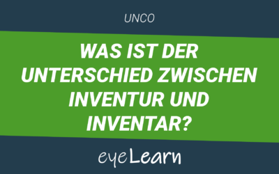 Was ist der Unterschied zwischen Inventur und Inventar?