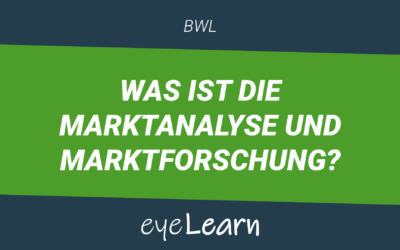 Was ist die Marktanalyse und Marktforschung?