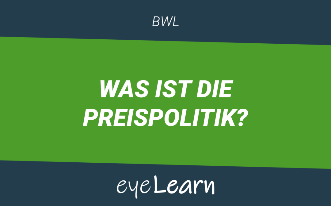 Was ist die Preispolitik?