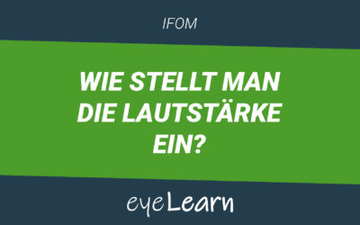 Wie stellt man die Lautstärke ein?