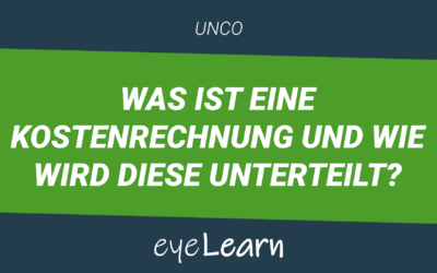 Was ist eine Kostenrechnung und wie wird diese unterteilt?