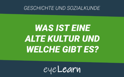Was ist eine alte Kultur und welche gibt es?