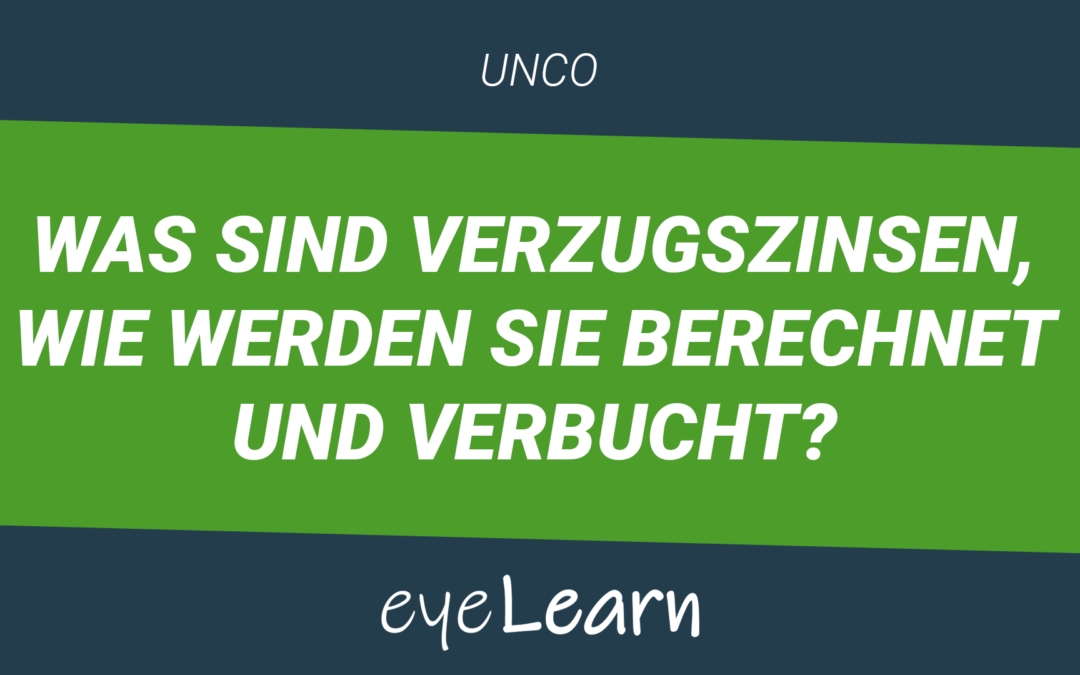 Was sind Verzugszinsen, wie werden sie berechnet und verbucht?