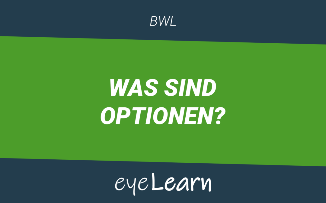 Was sind Optionen?