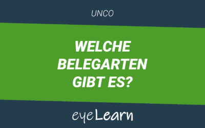 Welche Belegarten gibt es?